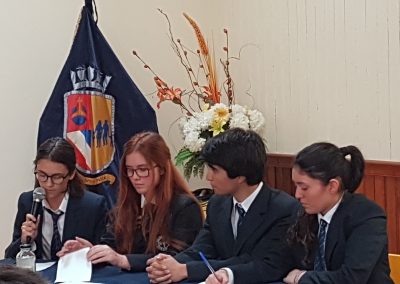 Equipo de Debate SD Primer Lugar en Interescolar de Colegio Capellán Pascal