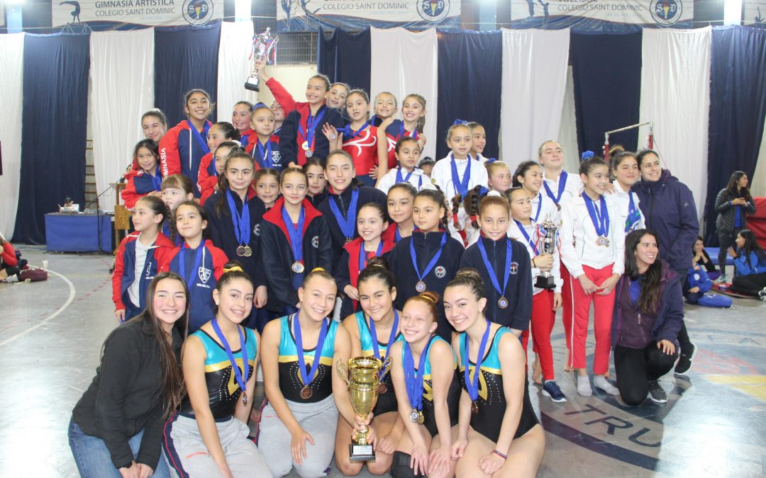 Brillante participación de Selección de Gimnasia Artística en Copa Saint Dominic