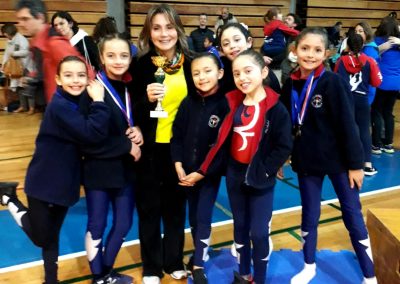 Selección de Gimnasia Artítica SD terceras en Adecop
