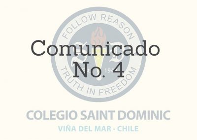 Comunicado Nº 4 – Suspensión de Clases