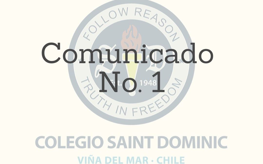 Comunicado Nº 1 – Suspensión de clases