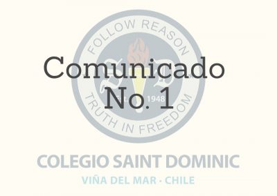 Comunicado Nº 1 – Suspensión de clases