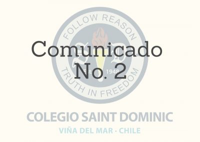 Comunicado Nº2 – Suspensión de Clases