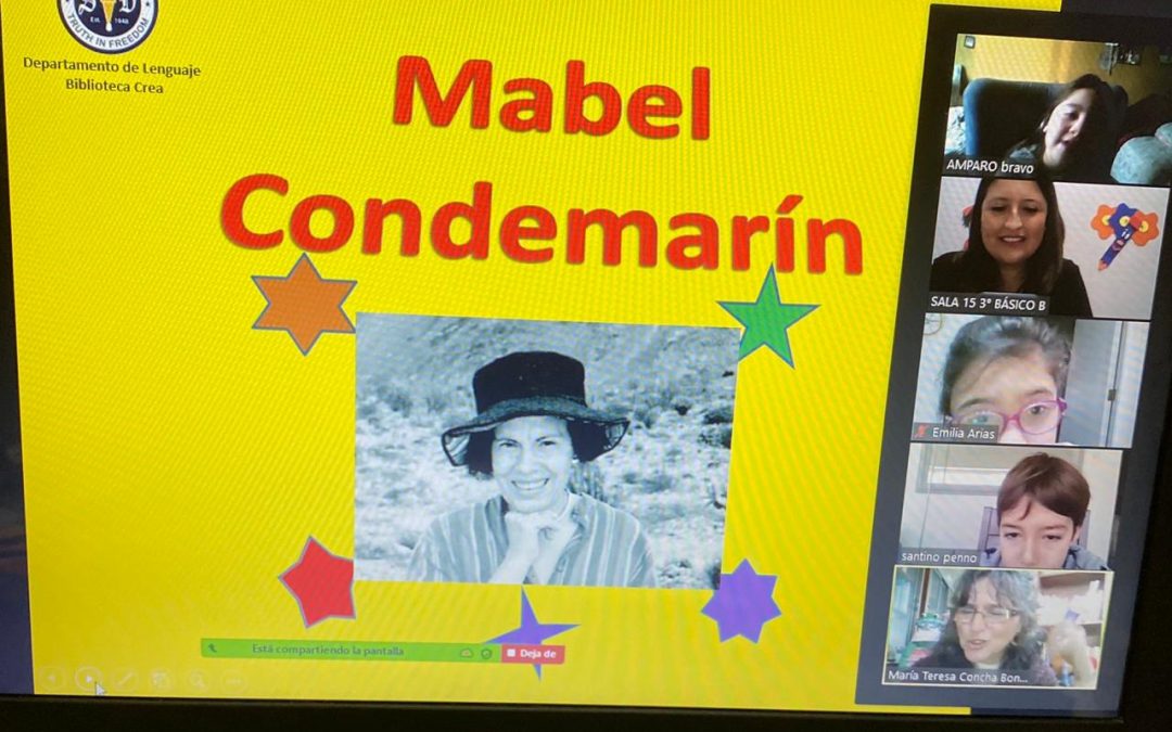 Biblioteca CRA llega a la clase virtual de Lenguaje, en los terceros años básicos