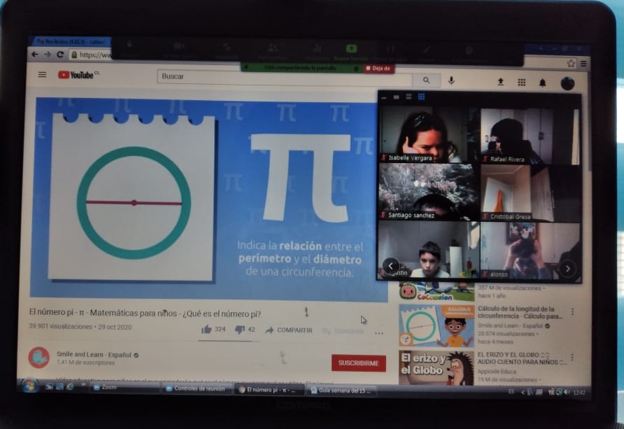 Alumnos conmemoran el día internacional de  π