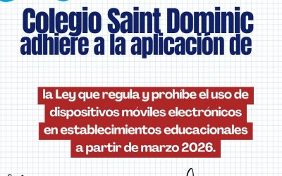 Colegio Saint Dominic se adhiere a la Ley que regula el uso de dispositivos móviles en establecimientos educacionales