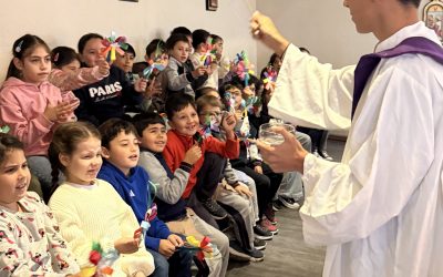 Ciclo Inicial celebra la Bendición de Ramos en el Colegio Saint Dominic